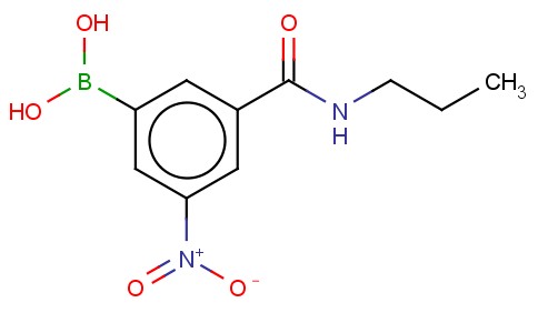 3-(PROPYLCARBAMOYL)-5-NITROPHENYLBORONIC ACID